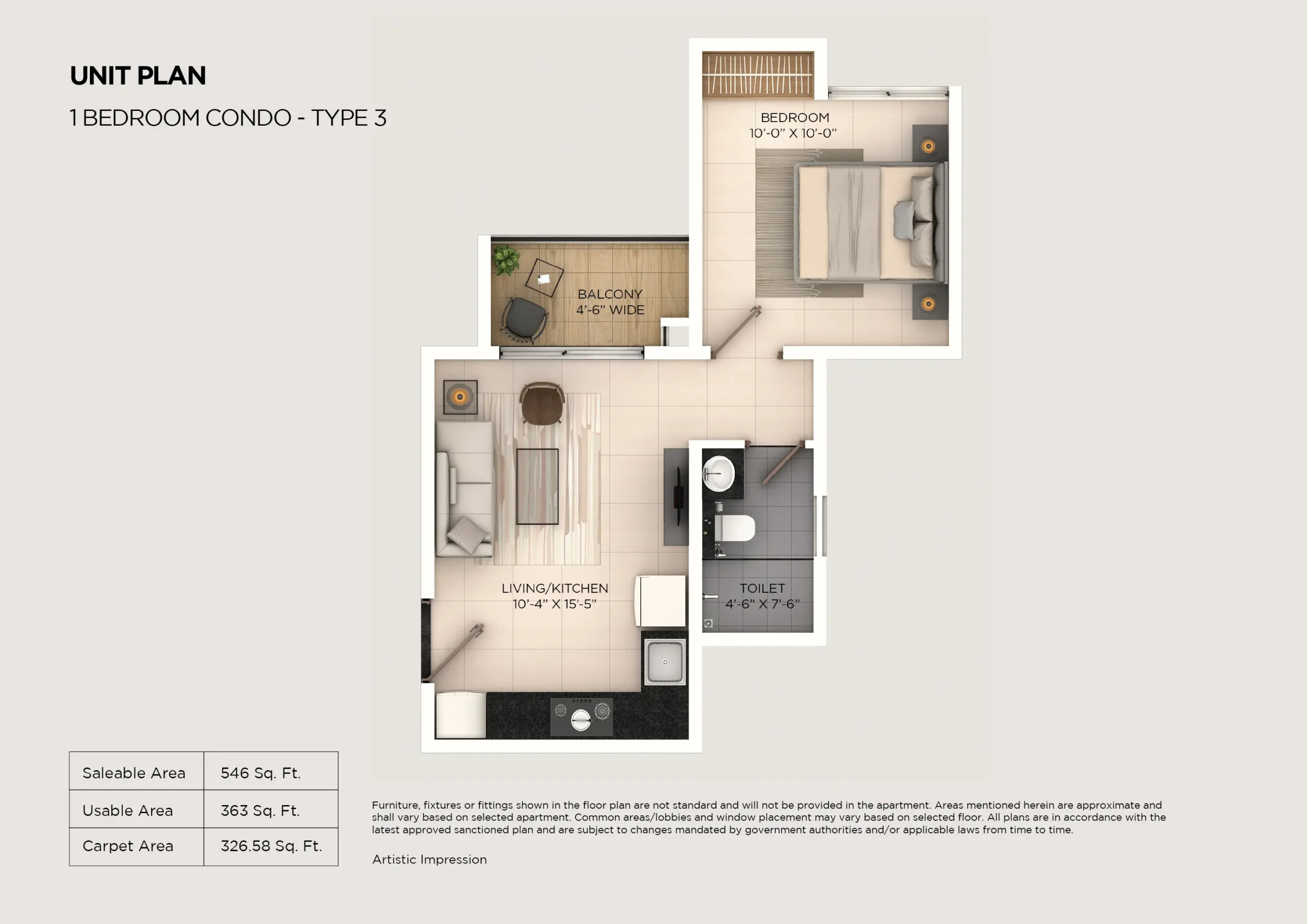 1-Bedroom-condo-type-3-scaled