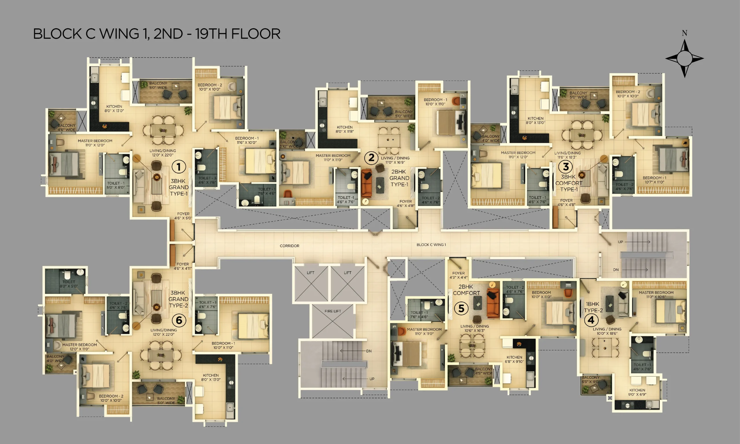 Block-C-WING-1-2nd-19th-floor-scaled