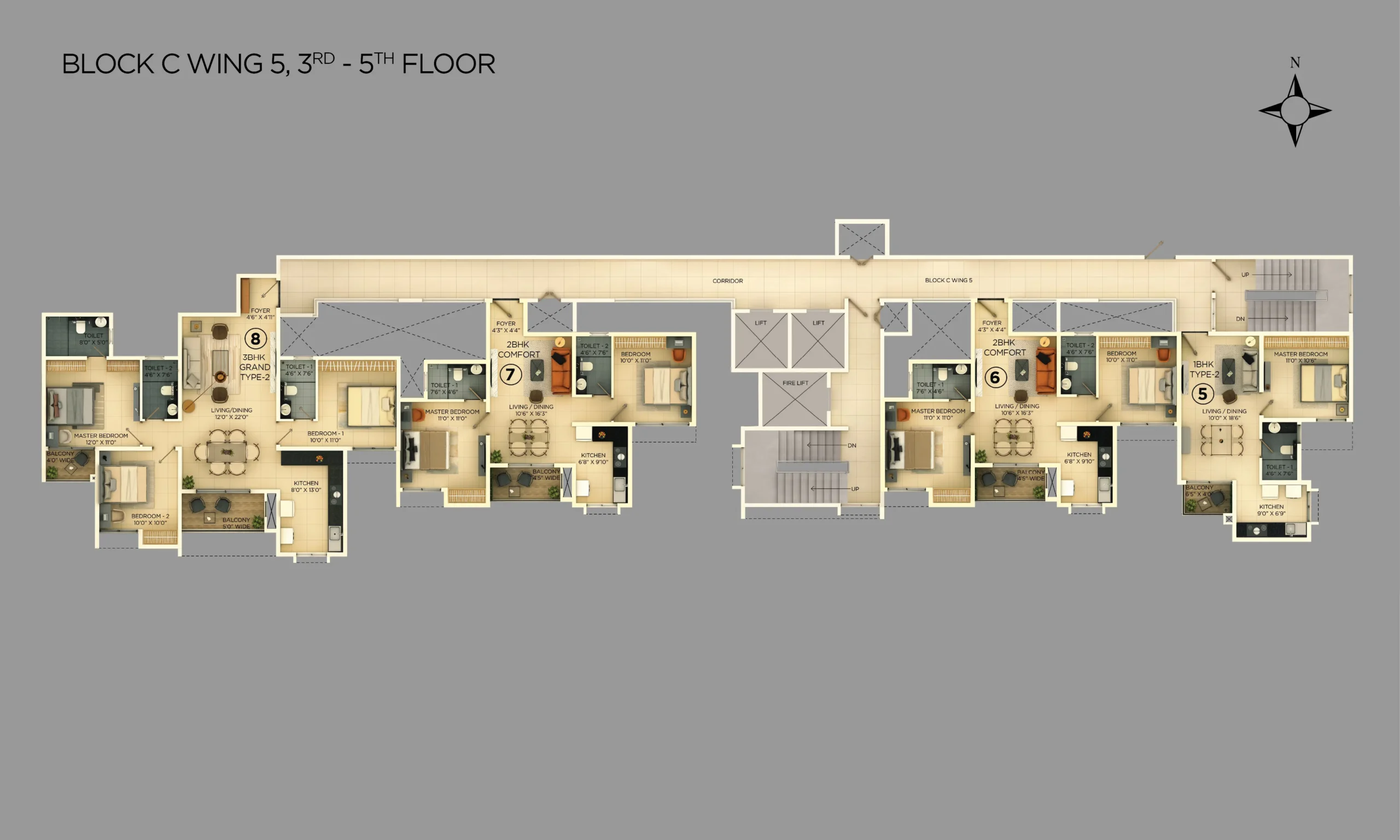 Block-C-WING-5-3rd-5th-floor-scaled